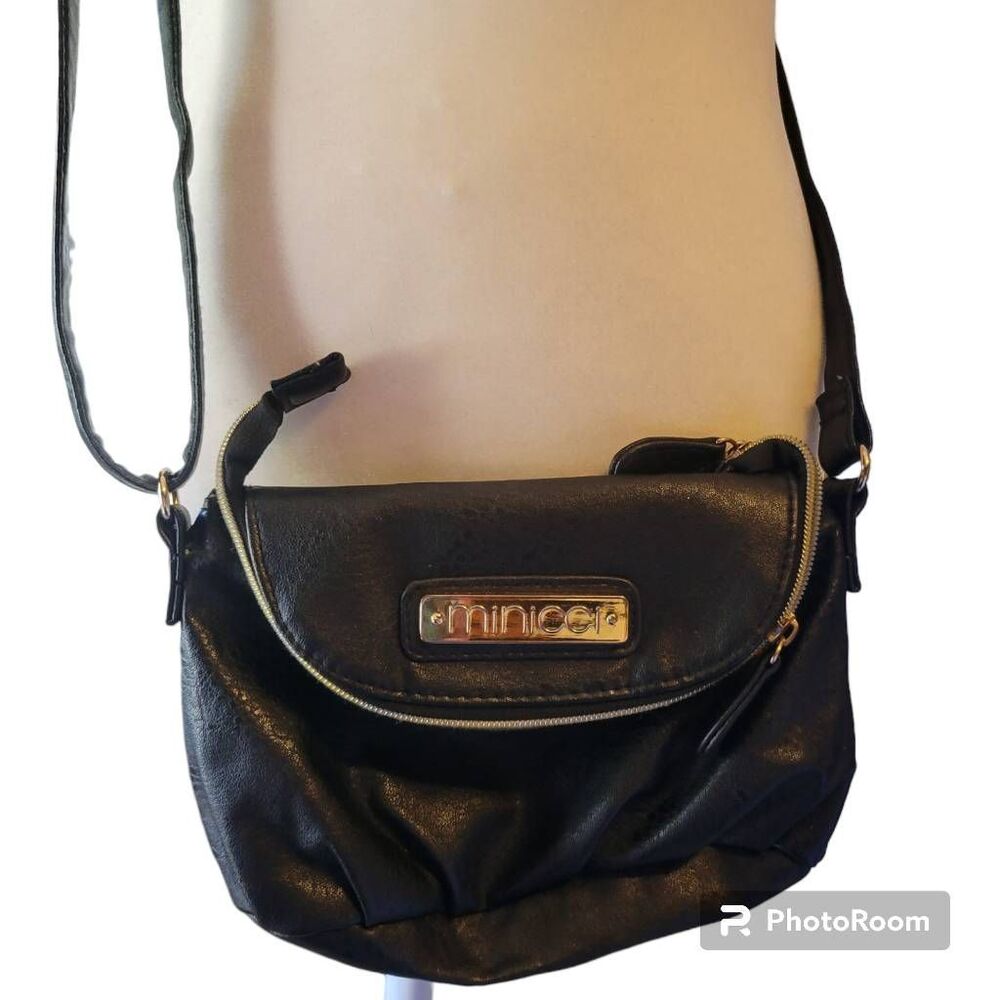 Minicci Small Black Crossbody Bag